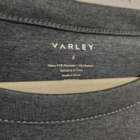 Varley Women's Gray Athletic Shirt Small - Picture 2 of 5